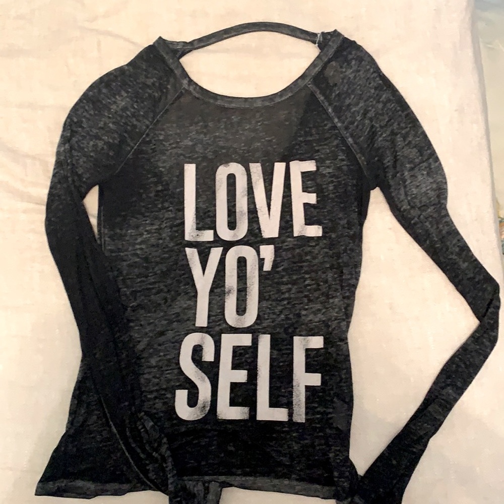 Black long sleeve shirt